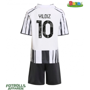Juventus Kenan Yildiz #10 Hemmaställ Barn 2025-26 Kortärmad (+ Korta byxor)